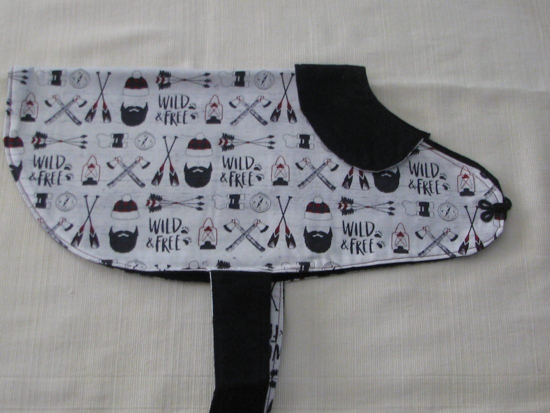 Newsprint Rail Coat — Front view