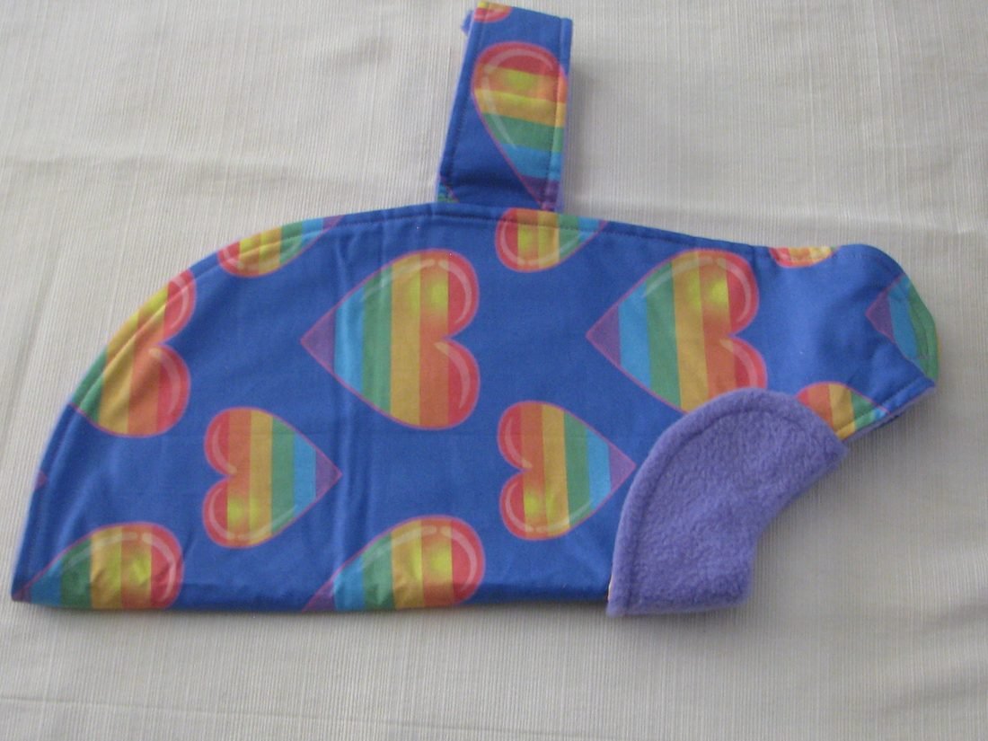 Rainbow Concho Fleece — Front view