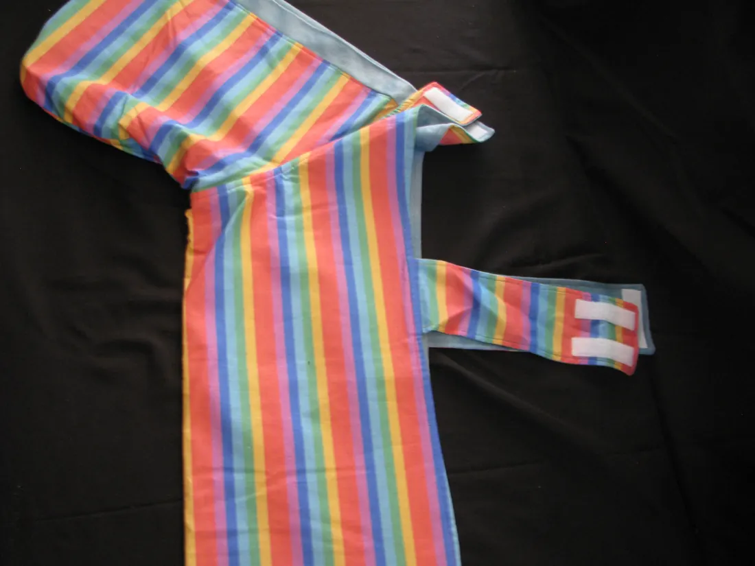 Rainbow Stripe — new coat view