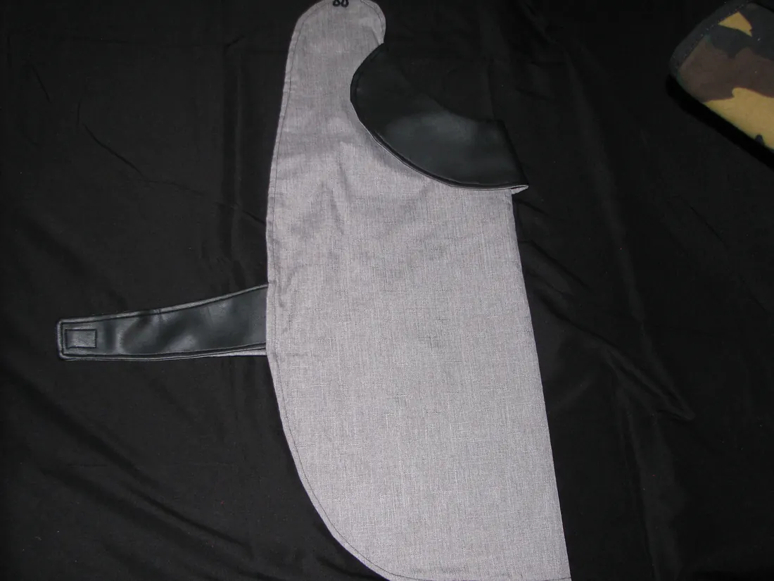 Charcoal Black Trim — new coat view