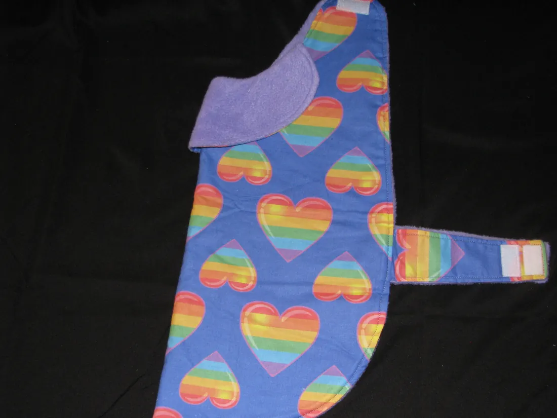 Gay Pride Hearts — new coat view