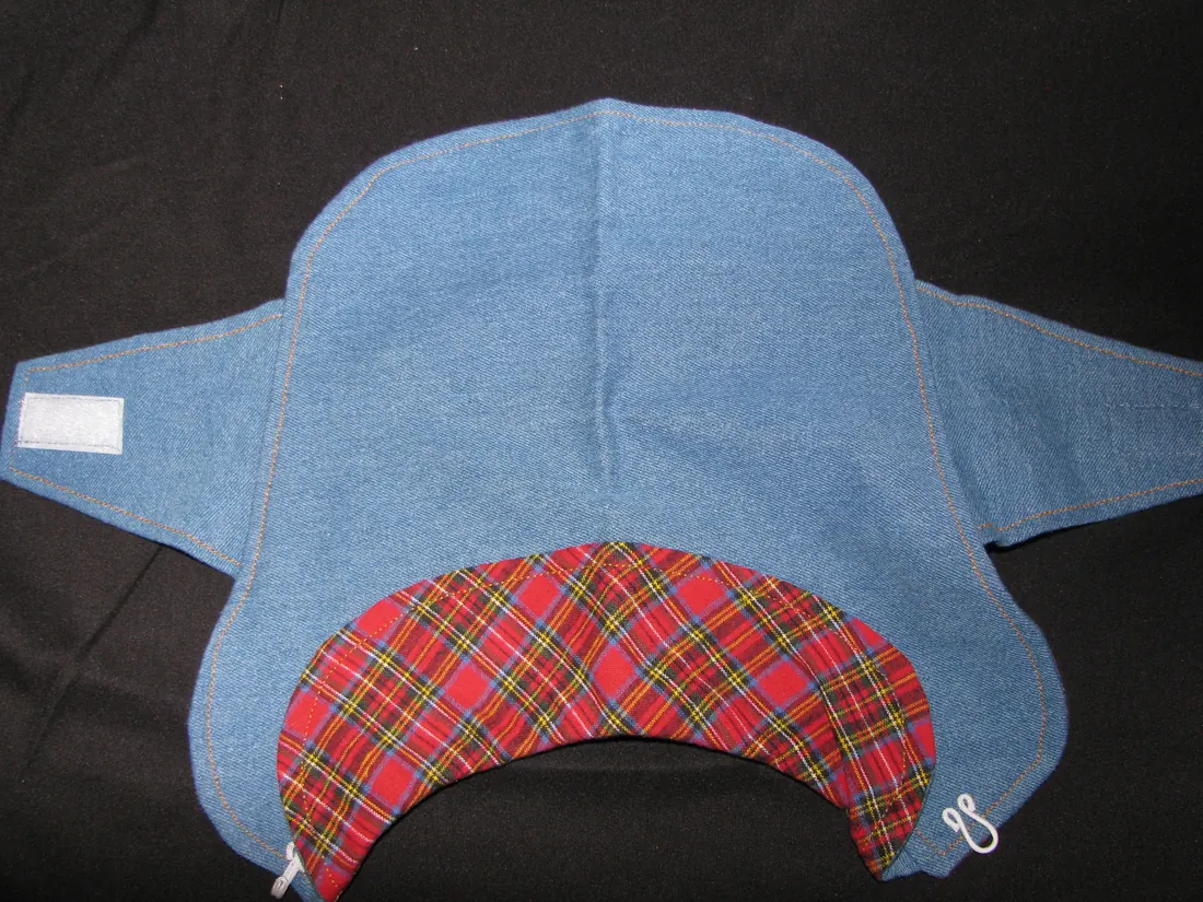 Blue Denim Tartan — new coat view