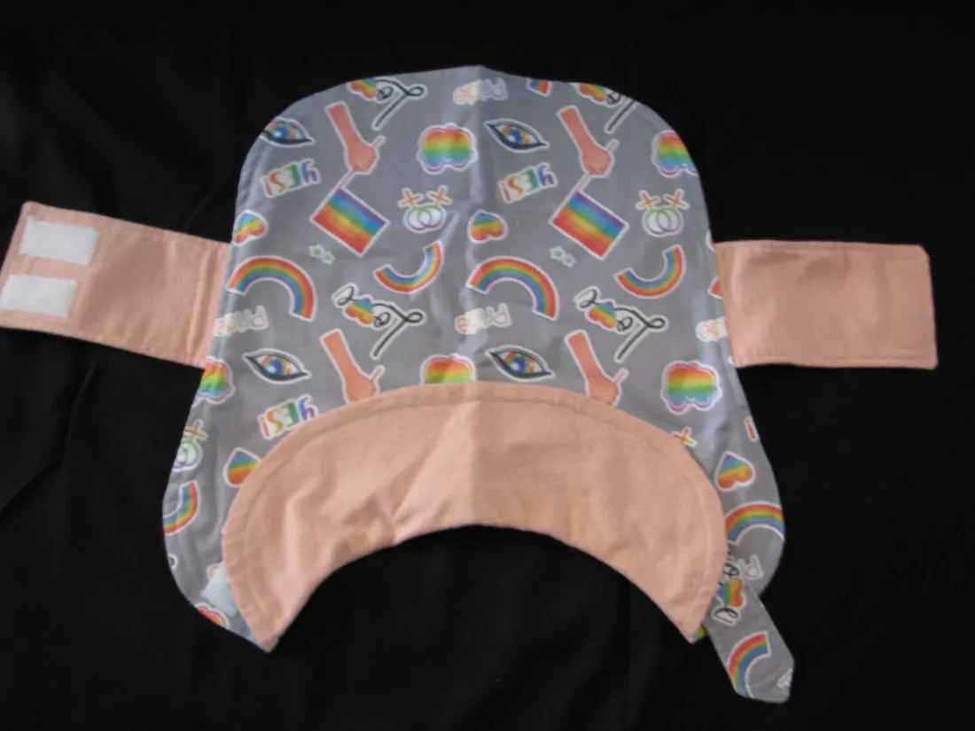 Peach and Gay Pride — new coat view