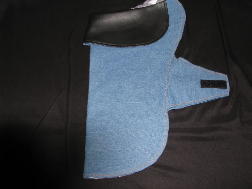 Denim Black Collar