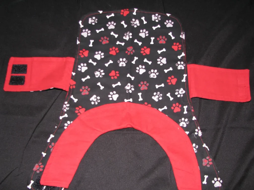 Red and Black Paw Prints