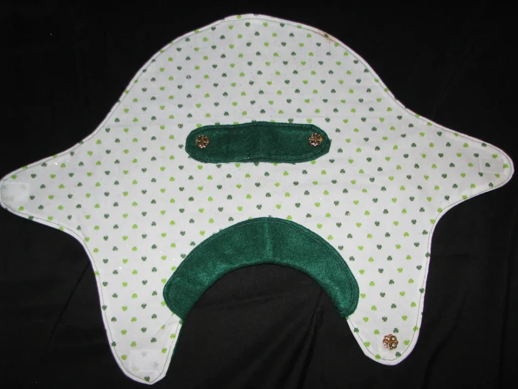 Green and White Shamrocks